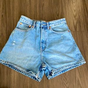 High waisted shorts